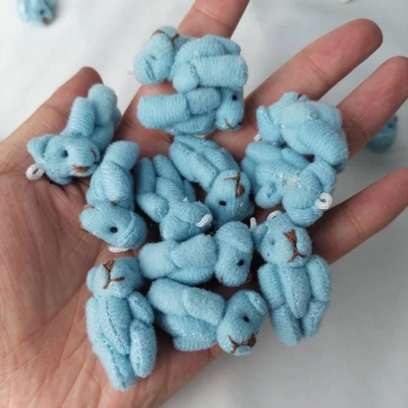 100 шт./лот 3 5 см мини мишка тедди мягкие плюшевые игрушки маленький медведь