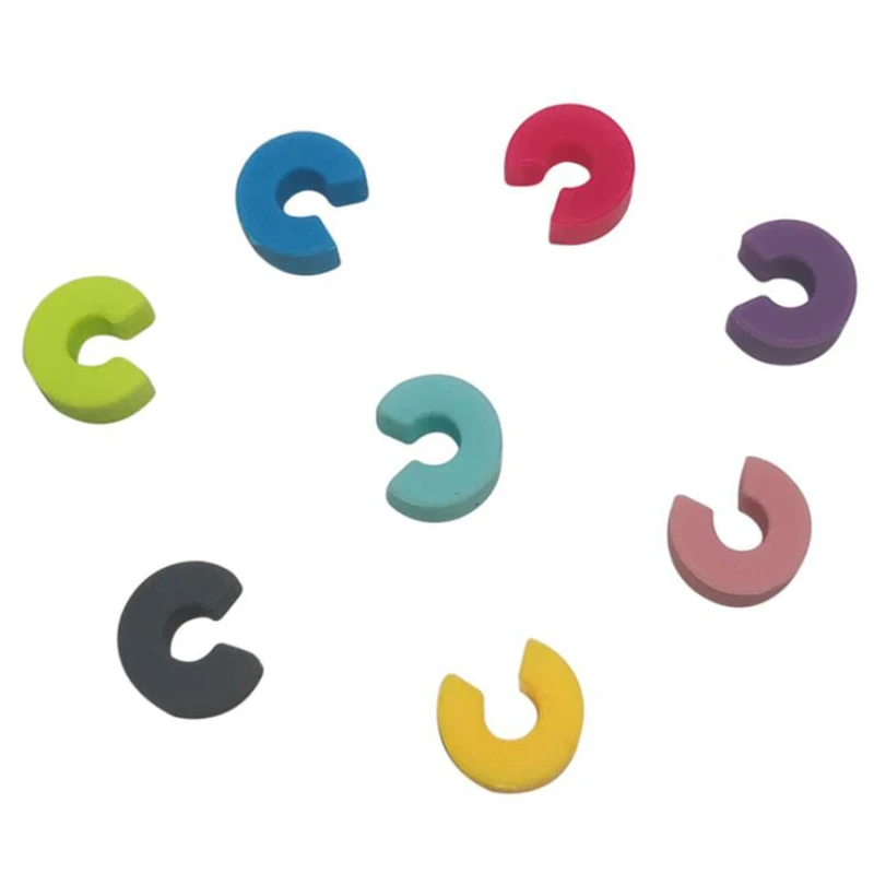 8 шт. маркер стакан для Вина Силиконовые маркеры вина вечевечерние разные цвета