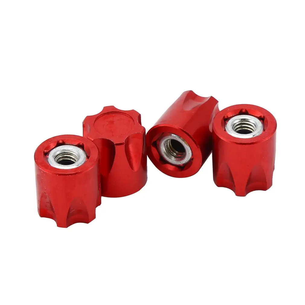 4 шт. алюминиевое колесо радиоуправляемого автомобиля обод центральный колпачок