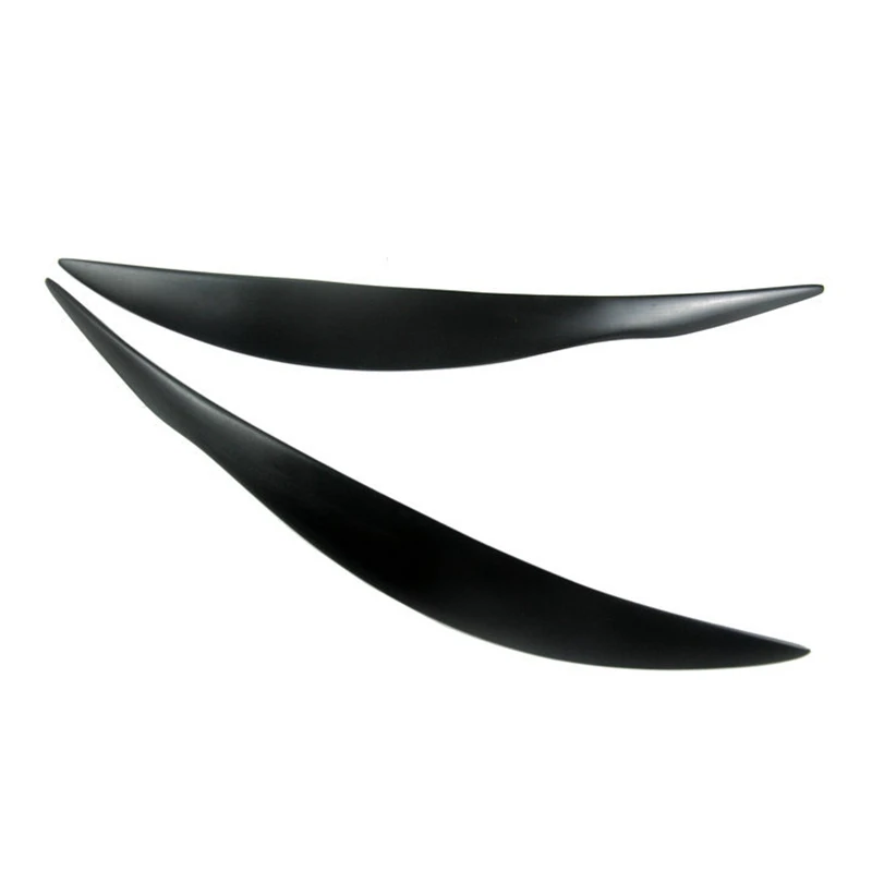 

Black Headlight Eyelids Head Light Lamp Eyebrow Cover Trim For-BMW 3 Series F30 F35 320I 320Li 325Li 328I 2013-2017