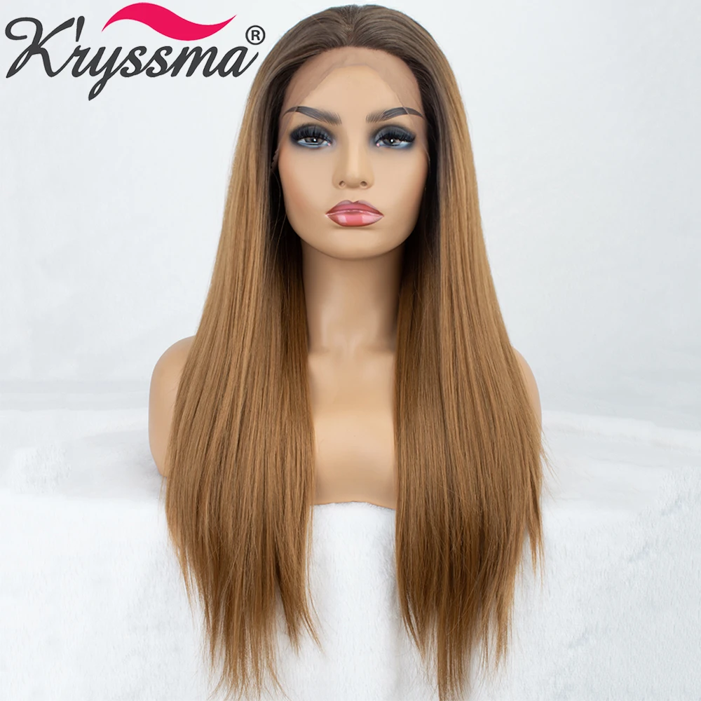 Парик для косплея Kryssma Женский синтетический светлый с эффектом омбре длинные
