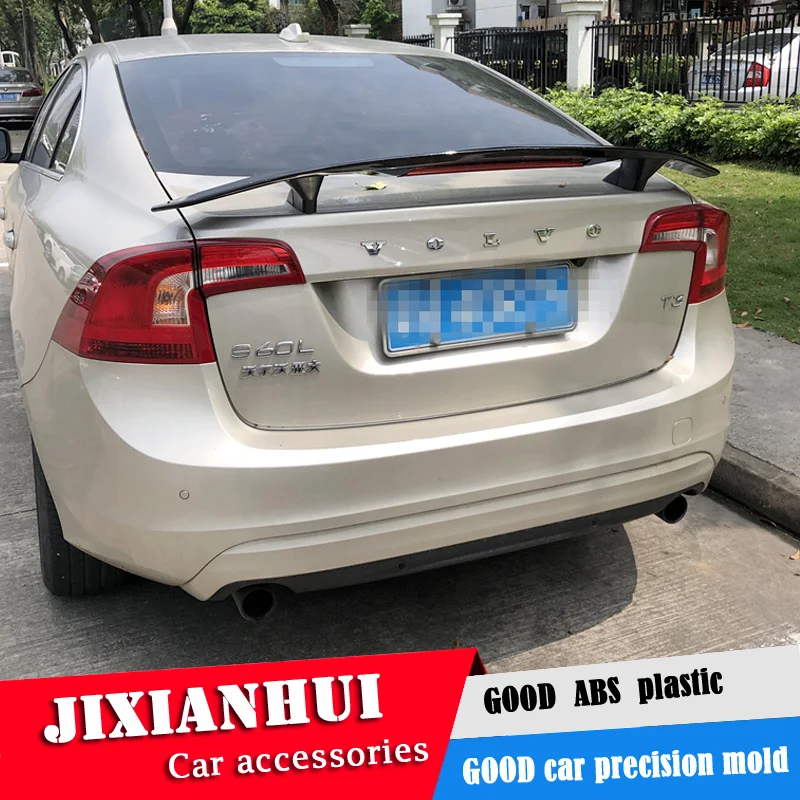 Спойлер для Volvo S60 2006-2018 спойлер S90 из АБС-пластика цветной задний автомобиля |