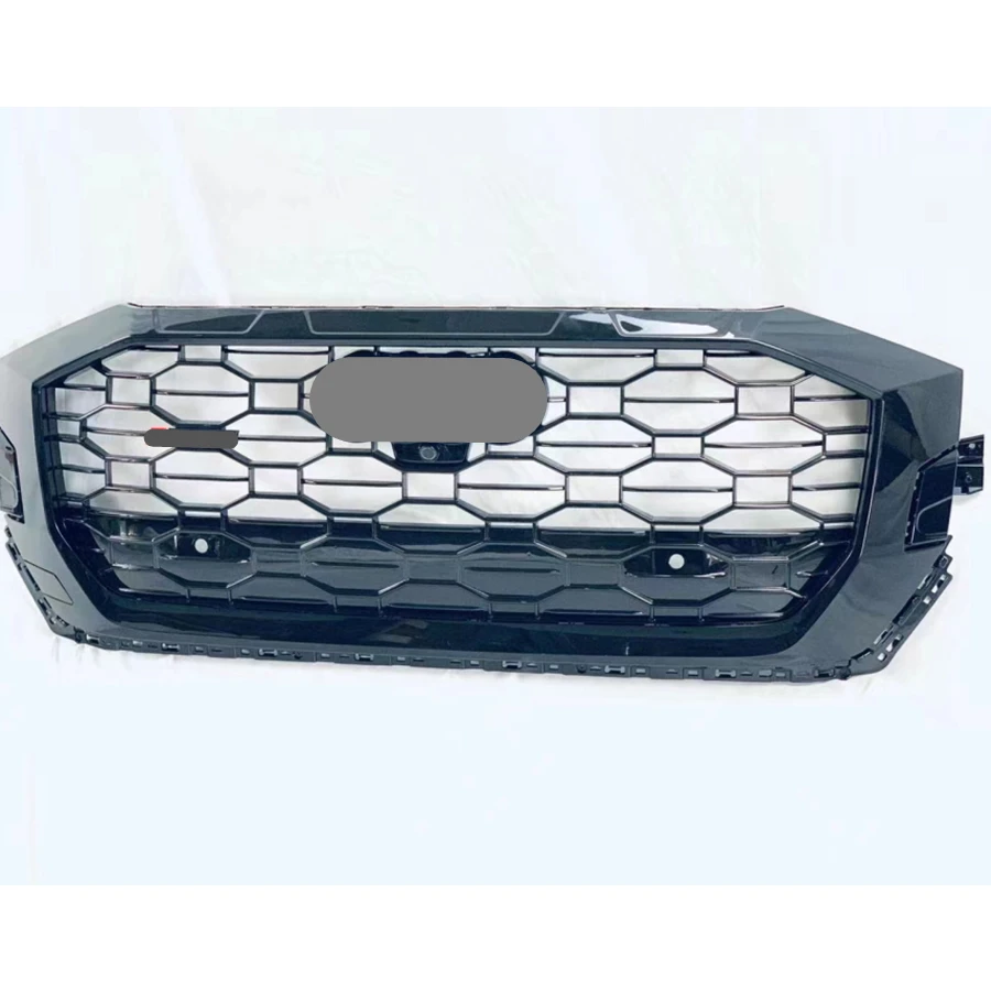 For Audi Q8 Car Front Bumper Grille Center Grille (for RSQ8 Style) Car Styling Accessories