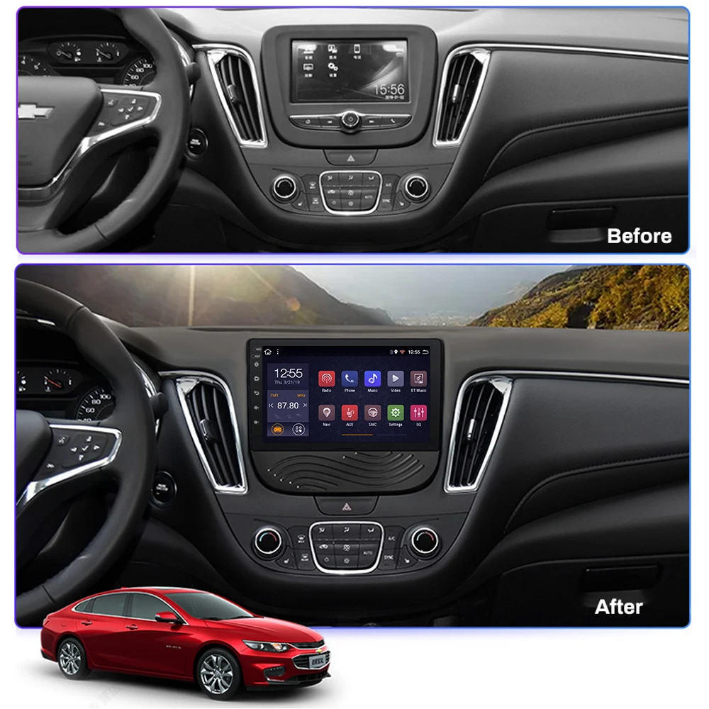 RAM2G автомобильное радио для Chevrolet malibu XL 2016-2018 мультимедийная система Видео Стерео