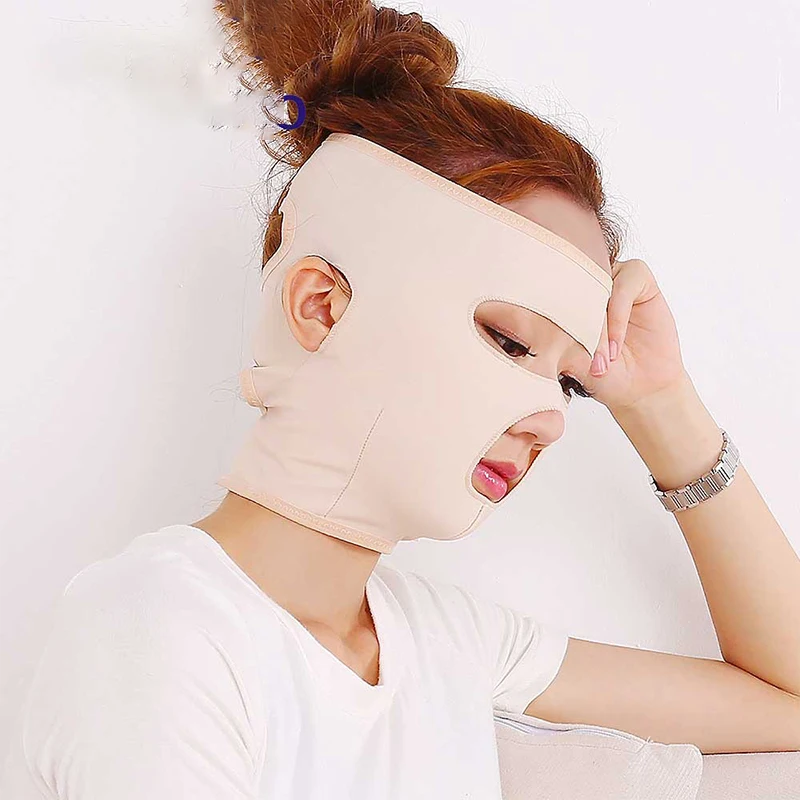 Уход за кожей лица бандаж пояс для похудения маска на щеки по уходу Форма ремня и