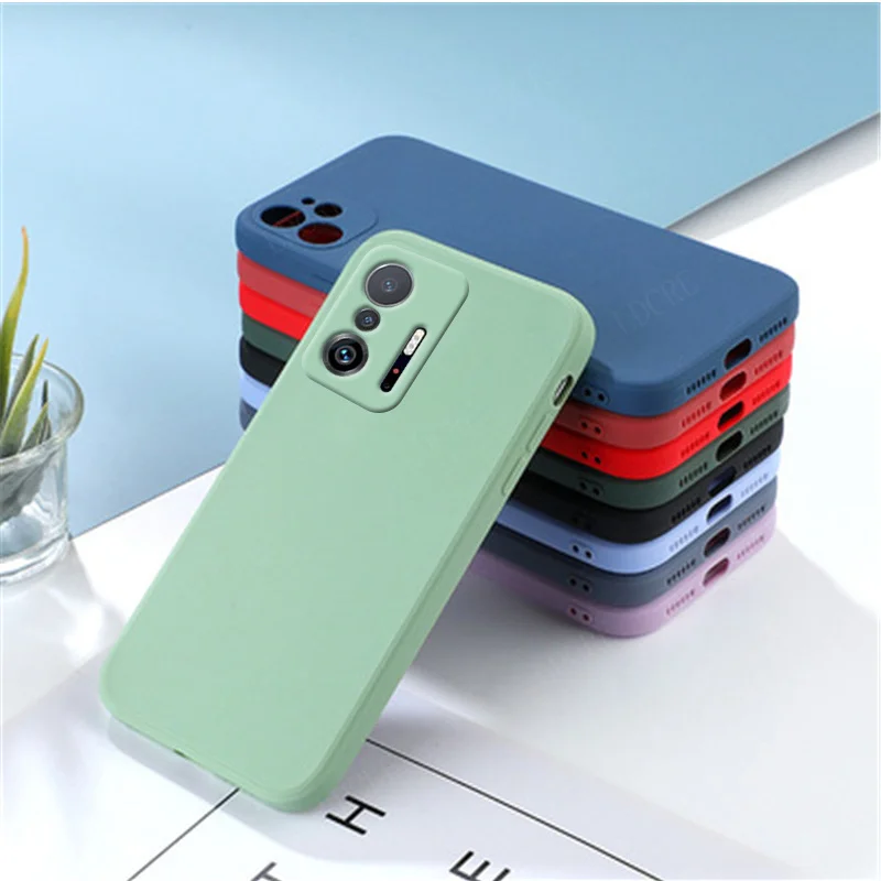 for cover xiaomi mi 11t pro case for mi 11t pro capas phone armor bumper back shockproof soft tpu case for mi 11t pro fundas free global shipping