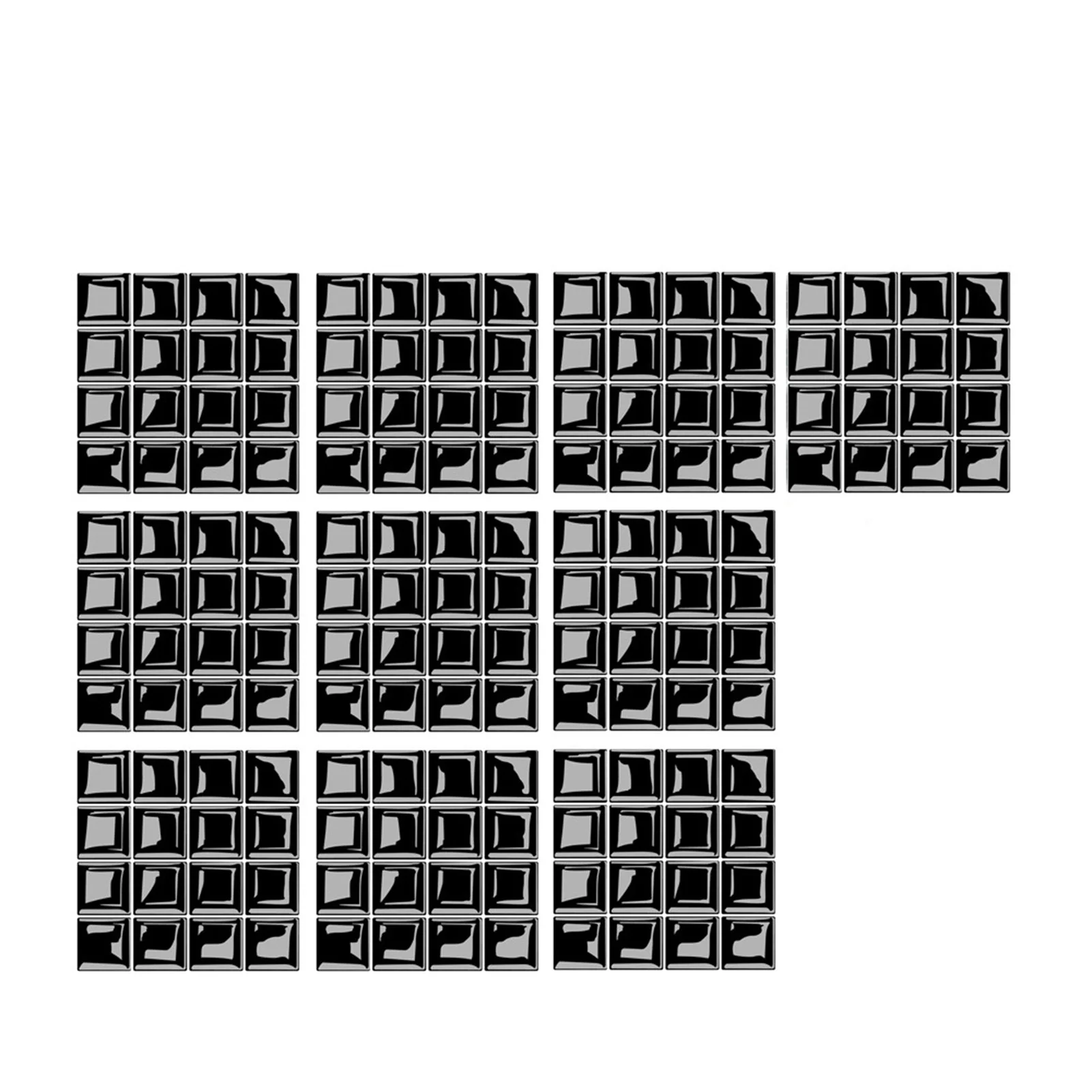 

Mosaic Tile Sticker 3d Self-adhesive Removable Wall Paper Tile Diy Craft Decoration Mosaic Tile Sticker For Kitchen Bathroom