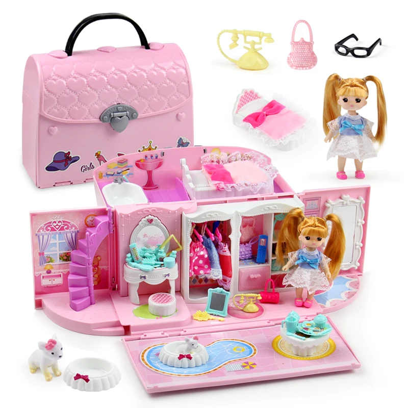 Прямая поставка миниатюрные обучающие игрушки для девочек сделай сам модель