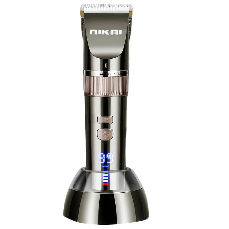 rechargeable professional hair trimmer electric clippe haircutting machine cut adjustable blade USB charger | Бытовая техника