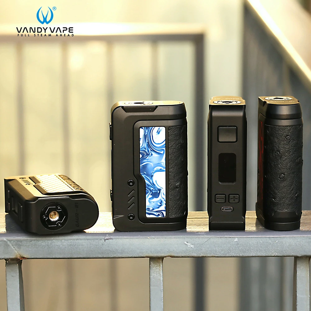 Оригинальный бокс-мод для электронной сигареты Vandy Vape GAUR-21 с двойной батареей 21700, 200 Вт, батарейный блок барьера 21 TC, электронная сигарета Jackaroo Dual