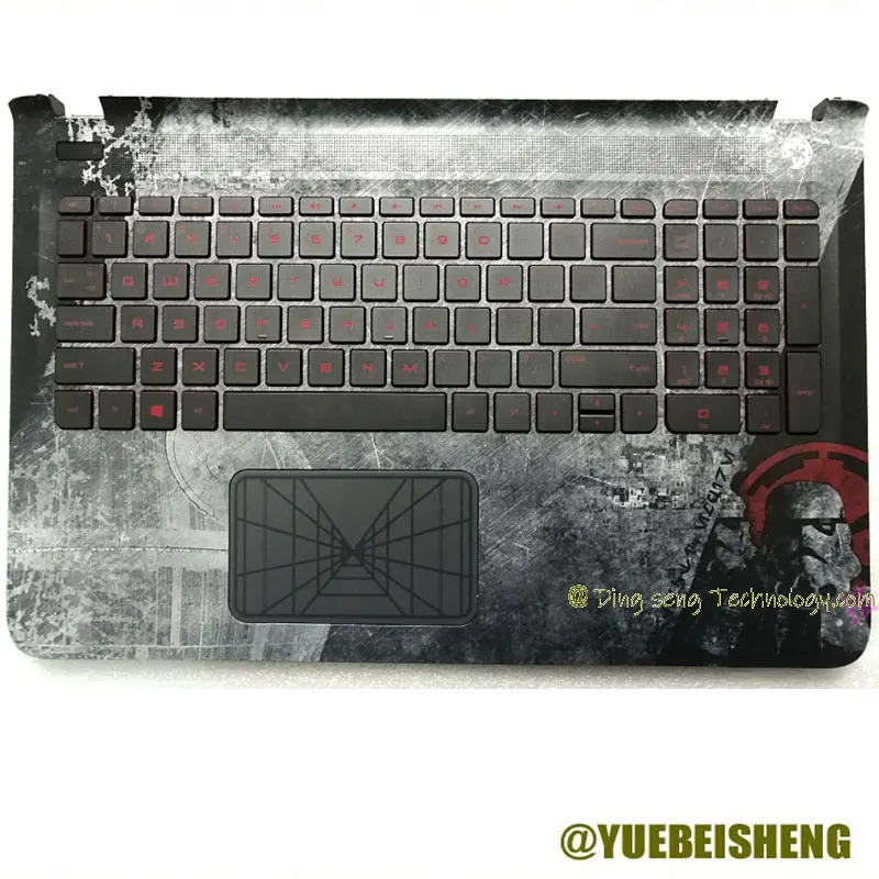 Новинка подставка для рук HP pavilion 15- an005TX 15-AN верхняя крышка клавиатуры США чехол Touc