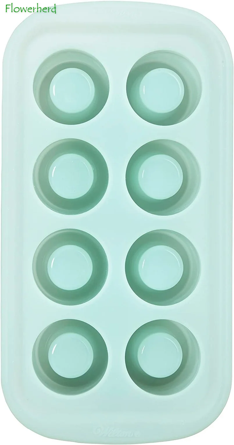Круглая силиконовая стеклянная форма для выстрела 8 полостей мусс выпечка торта