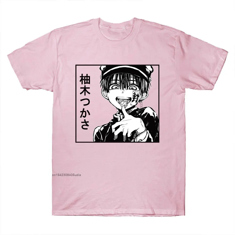 Harajuku T-Shirt Hanako-Kun Anime T Shirt Short Sleeve Printed Tee Shirt for Men Loose Casual Tee Tops