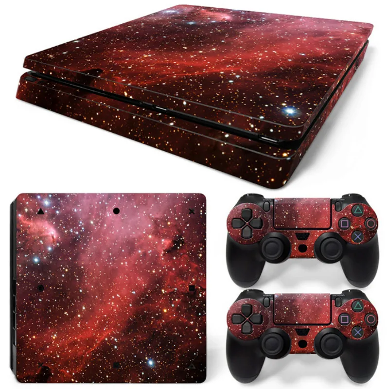 Наклейка для PS4 Slim Skin консоли PlayStation 4 и контроллеров Gamepad|Наклейки| |