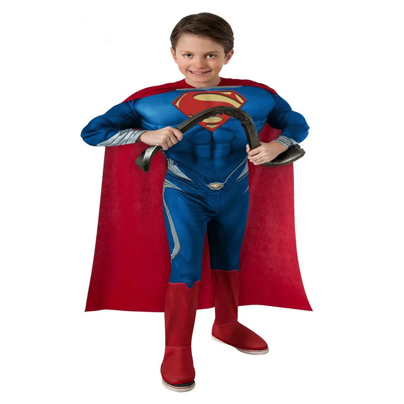 Детский костюм супергероя n Muscle для мальчиков и девочек косплея на Хэллоуин