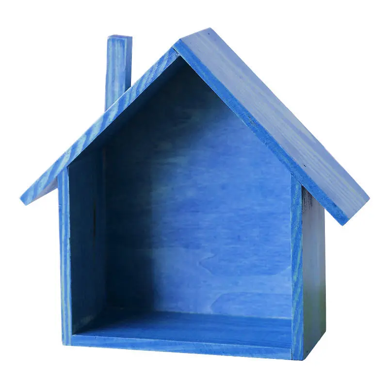 Деревянные домашние стеллажи для хранения Настенные подвесные полки гостиной