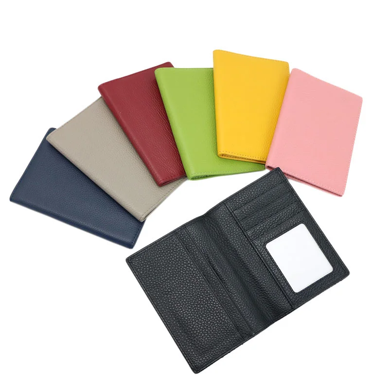 

Monogrammed Letters Genuine Leather Passport Holder Unisex Passport Cover Travel Leather Passport Wallet Travel Accessorries