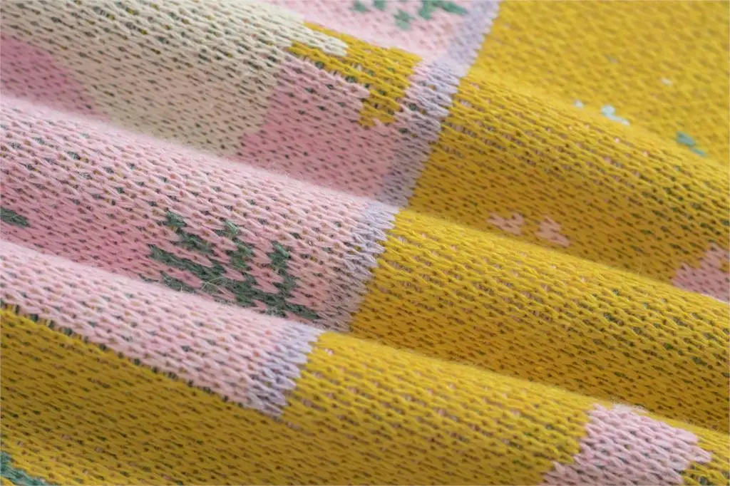 Женский винтажный пуловер шерстяной свитер с круглым вырезом и цветными