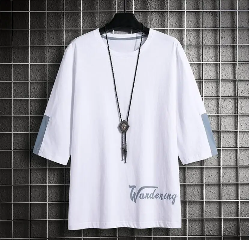 

2021 New Summer men's T-shirt shorts T-shirt O-neck breathable short-sleeved
