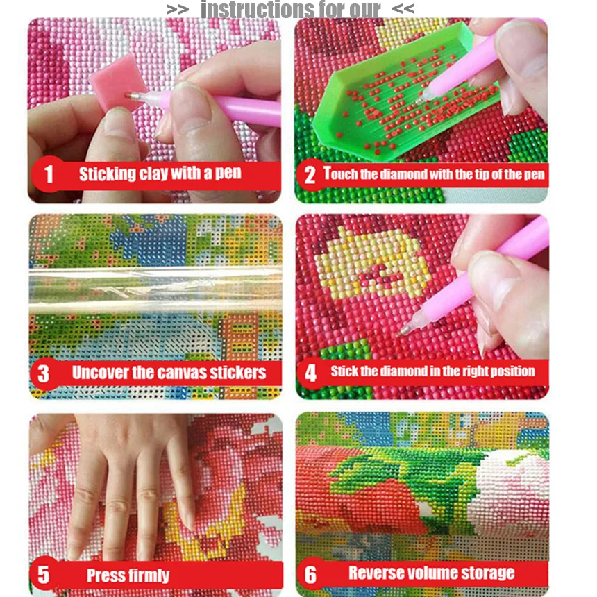 Камни в форме ромба/круглый сверла алмазные 5D DIY алмазная живопись-воздушными