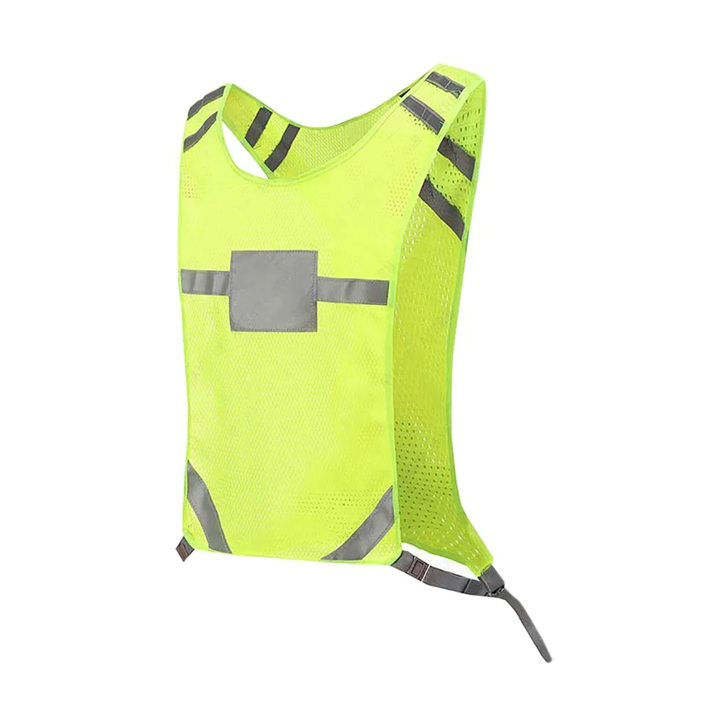 Наружный светоотражающий жилет для велоспорта спортивный Карманный Ночной бег