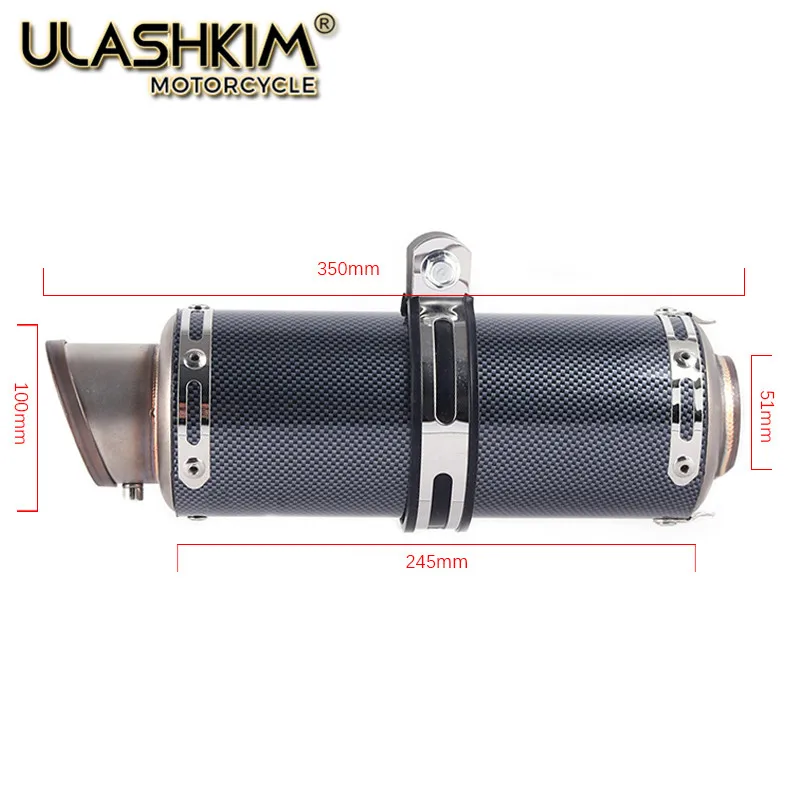 

MOTORCYCLE EXHAUST MUFFLER FULL SYSTEM SLIP ON FOR YAMAHA XSR700 2016-2020 MT07 FZ07 FZ-07 MT-07 Tracer 2014 TO 2020 Exhaust