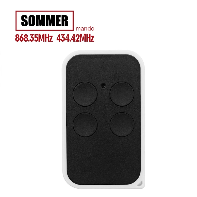 

2020 new SOMMER Remote controls clone For SOMMER 4020 868mhz telecommande TX03-868-4 gate garage door opener Sommer 434.42MHz