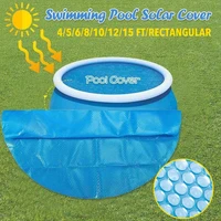 swimming pool cover pe bubble insulation film rainproof dustproof outdoor garden pool sunblock cover swimming pool accessories
