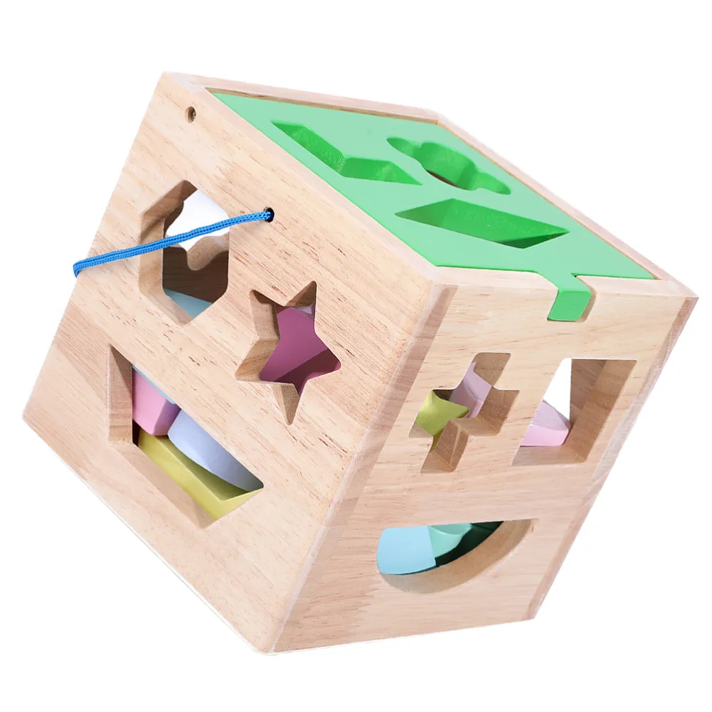 

1 Set Shape Matching Game Box Safe Interesting Educational Building Block