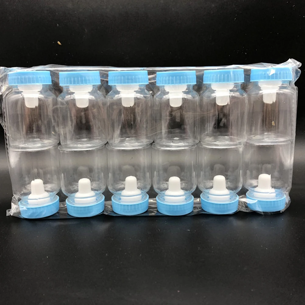 12 шт. Милая Свадебная коробочка для сладостей заправляемые бутылки банты