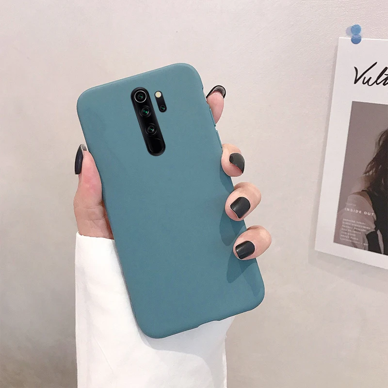 Dark Blue Роскошный простой силиконовый чехол из ТПУ для xiaomi redmi note 8 8t iPhone 7 6 Plus 5 iPad pro 7a 6a чехол для xiaomi mi note 10 mi 9t pro 9 se Honor 8 lite a3 a1 - Цвет: Dark Blue