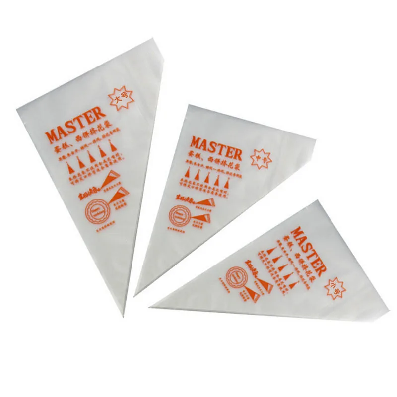 

98Pcs Disposable Pastry Bags Piping Bag Fondant Pastry Cake Decorating Tools Cookies Cream Piping Bag Baking Accessories