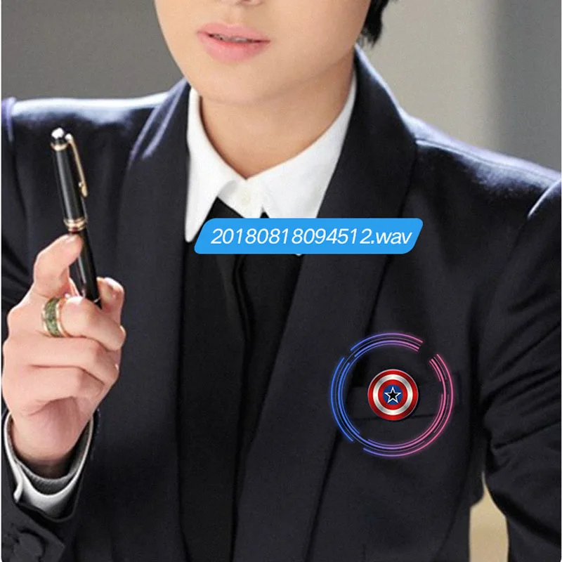 Мини-диктофон с MP3 аудио звуковой активацией записи профессиональная цифровая