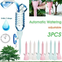 3pc drip irrigation system automatic self watering spikes adjustable for plants indoor outdoor potted plants irrigation systems