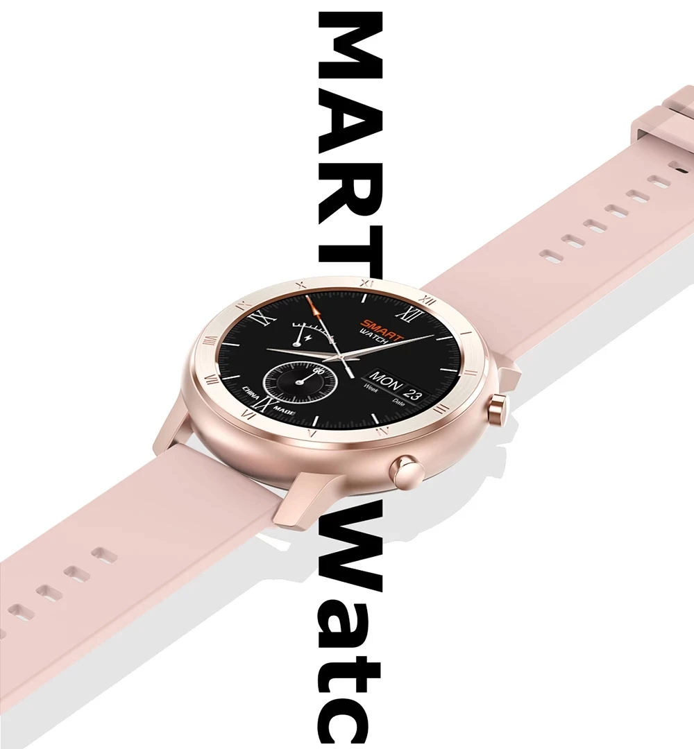 

Full Touch Smart Watch Women IP68 Waterproof Bracelet ECG Heart Rate Monitor Sleep Monitoring Sports Smartwatch For Ladies