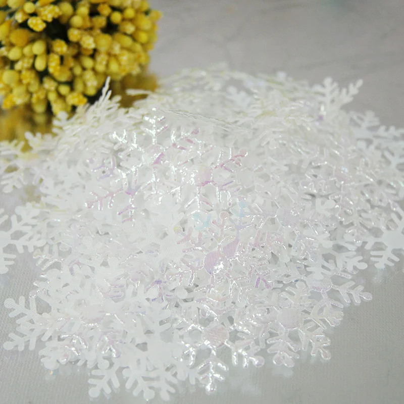 100 шт. искусственная Снежинка украшения Замороженные вечерние рождественские