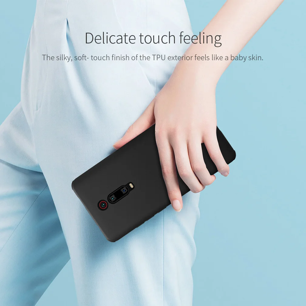 Защитный резиновый чехол NILLKIN для Xiaomi Redmi K20/K20 Pro Mi 9T 9T Pro тонкий мягкий жидкий Силиконовый противоударный чехол для телефона