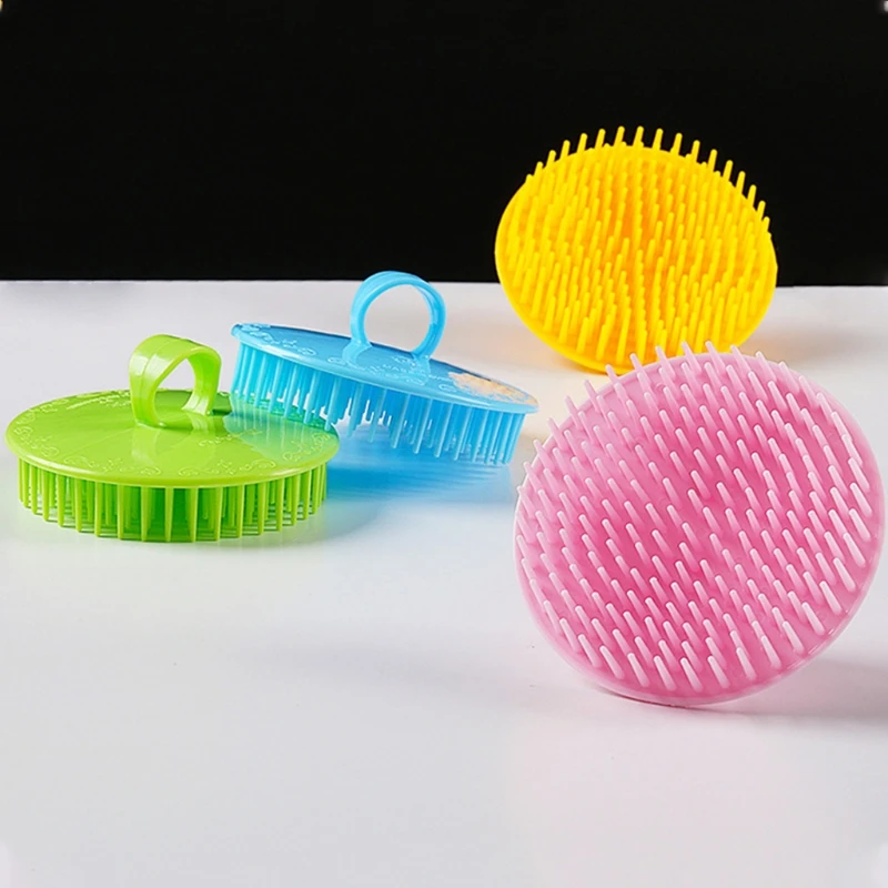 

Hair Scalp Massager Shower Shampoo Brush Wet Dry Manual Head Massage Scrubber