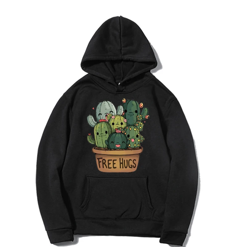 

Plants Cactus Sweatshirt unisex ​Warm Streetwear Pullovers Thick Hoodie Harajuku Loose Autumn Spring