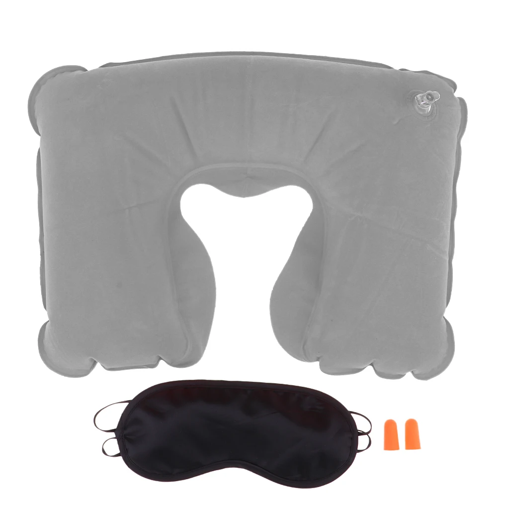 3 в 1 дорожный и офисный комплект маска для сна патч подушка затычки ушей|Спальные