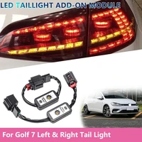 for golf 7 dynamic led taillight add on module cable wire harness turn signal indicator left right tail light black 2pcs