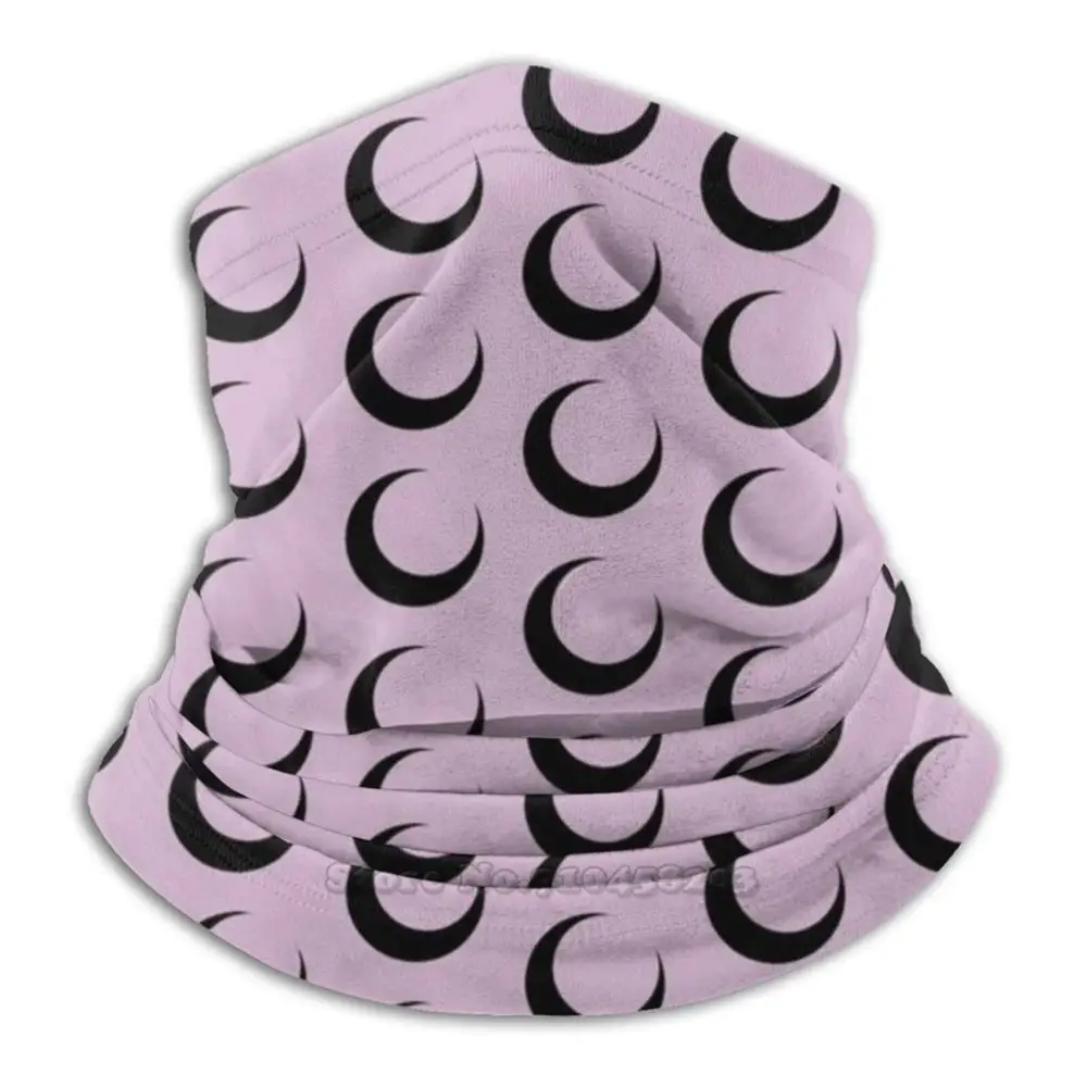 

Шарф-Бандана «черная луна» #4, повязка на голову для улицы, для скалолазания, обогреватель, маска для лица, черная луна, узор «черная луна», кр...