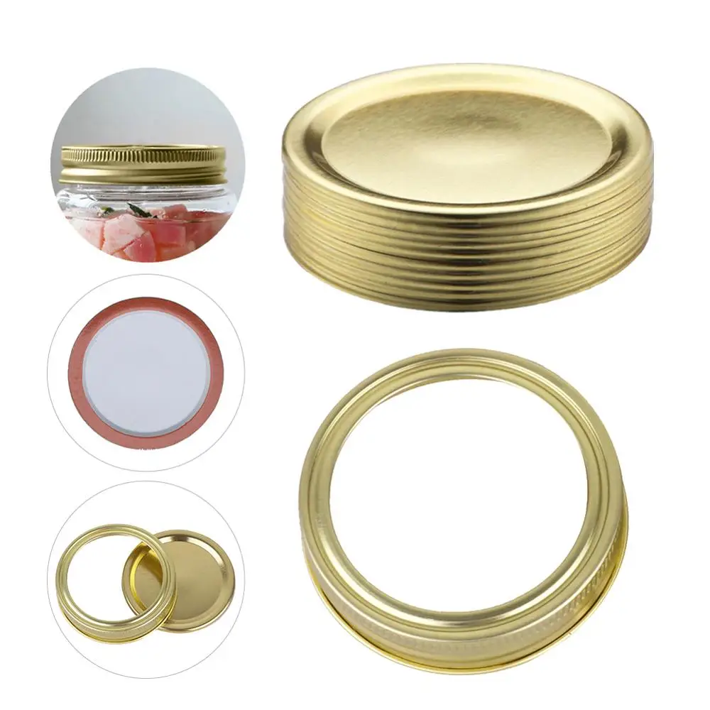 Регулярные рот стеклянная банка с завинчивающейся крышкой крышки полосы