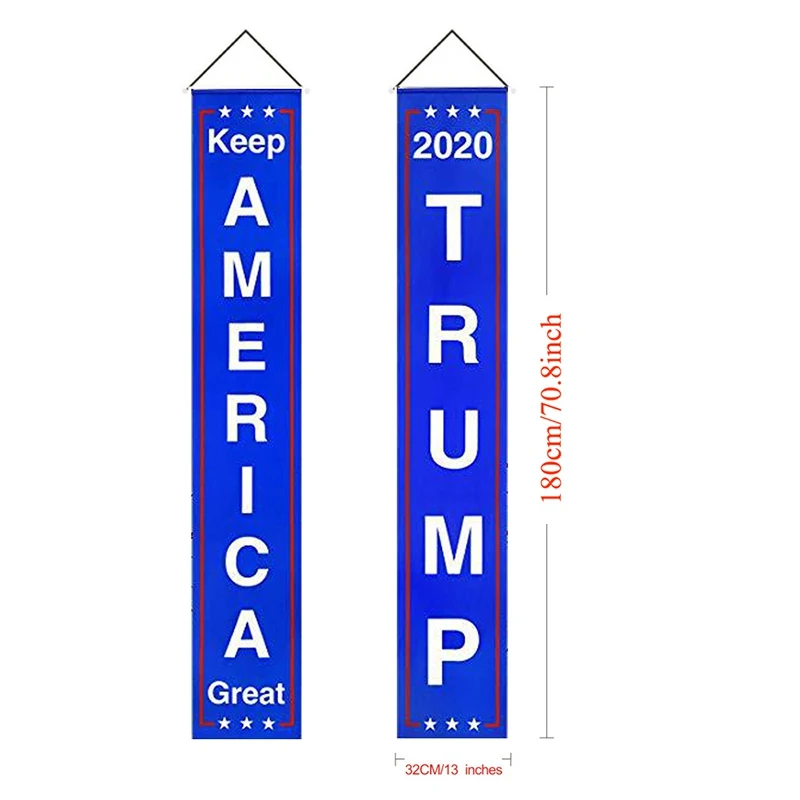 Дональд флаг &quotТрамп&quot баннер сохранить Америку большой крыльцо вечерние