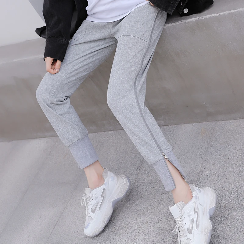 Осенние женские брюки 0225 # Спортивные Повседневные с регулируемым животом Одежда