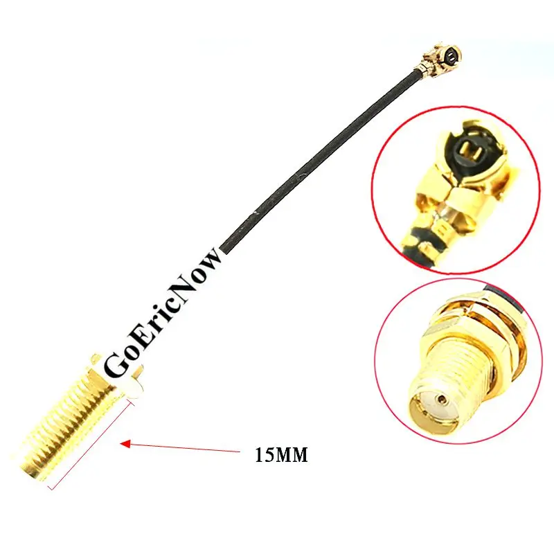 10 pcs RF 2.4G Receiver UFL U.FL iPEX Ipx MHF to 13mm/15mm/17mm SMA Female for RC receiver Antenna 10cm~80cm connector | Обустройство