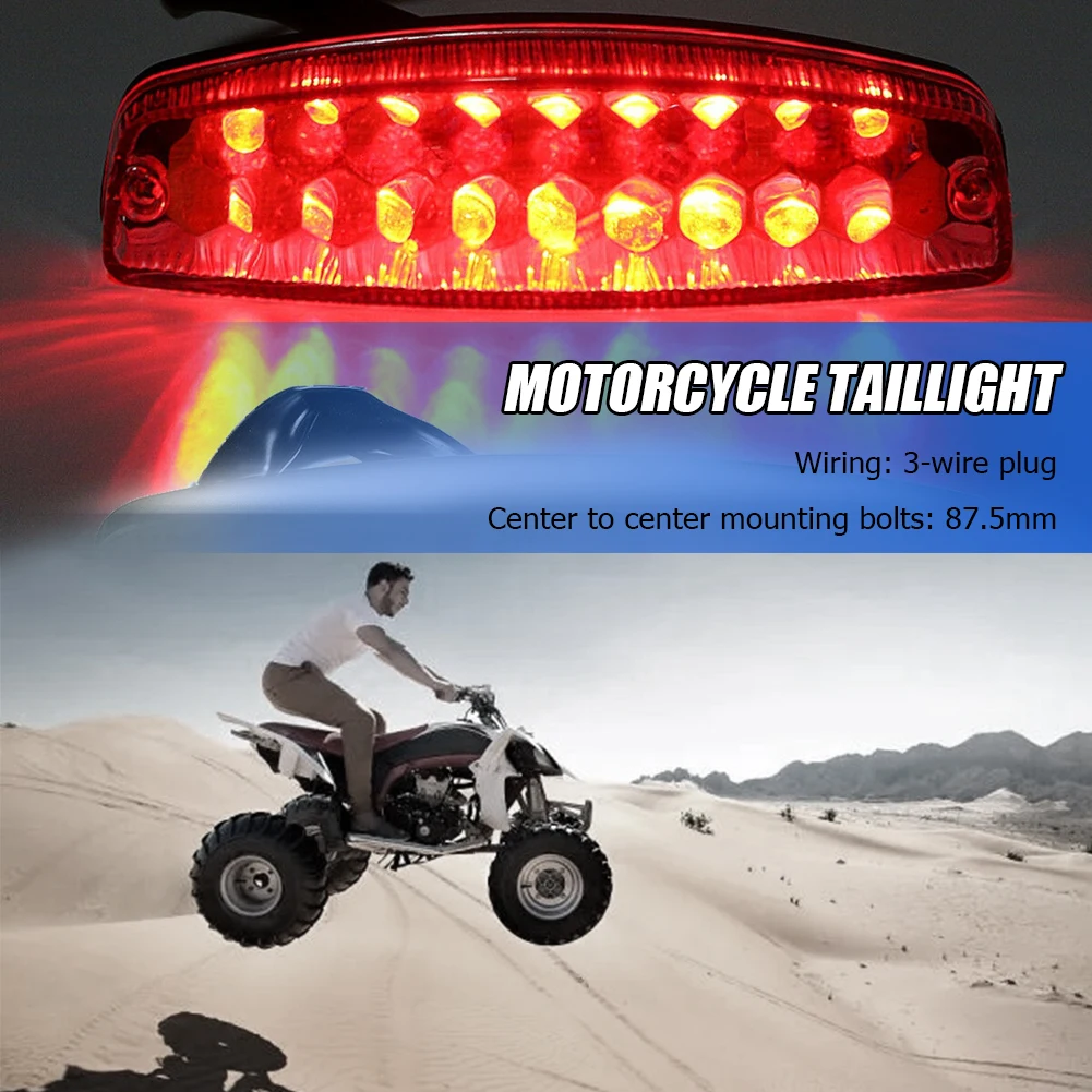 3 провода 18LED ATV задний тормозной фонарь задсветильник для TaoTao Sunl Roketa китайский Quad