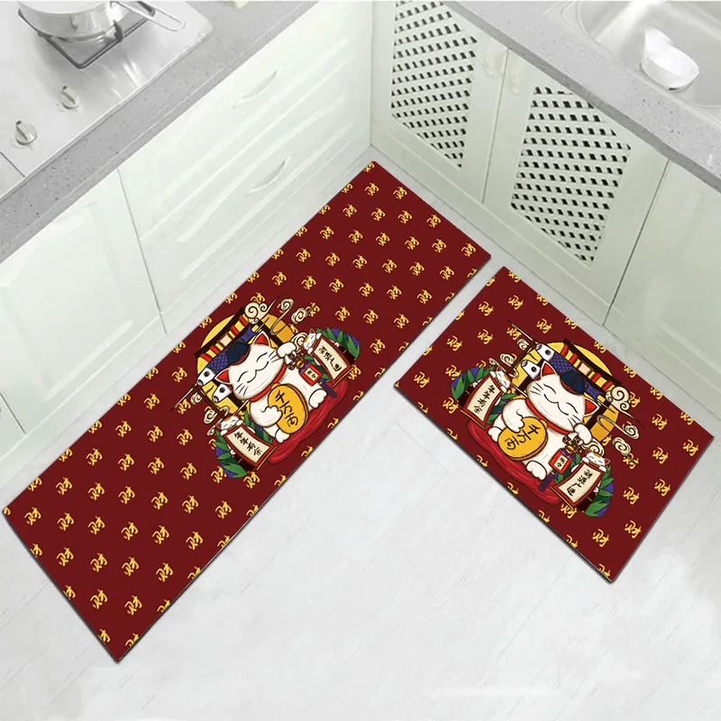 

Kitchen Carpet Floor Mats Living Room Bedroom Bathroom Thicken Door Mat Combination Carpet Bathroom Mat Set Bathroom Rug