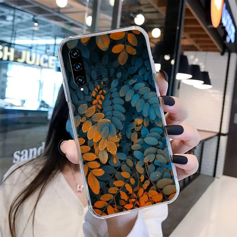 Чехол-накладка для Honor 7A Pro 7C 10i 8A 8X 8S 8 9 10 20 Lite прозрачный с изображением цветов и