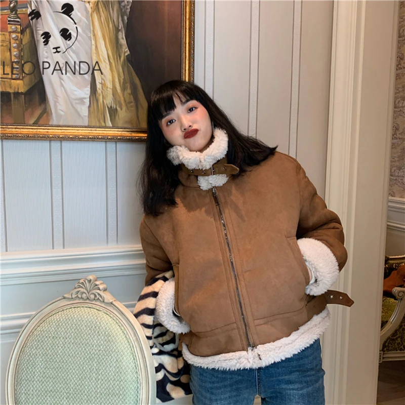 

Elegant Faux Fur Coat Women 2019 Autumn Winter Thick Warm Soft Fleece Jacket Pocket Zipper Outerwear Overcoat Bear Teddy coat